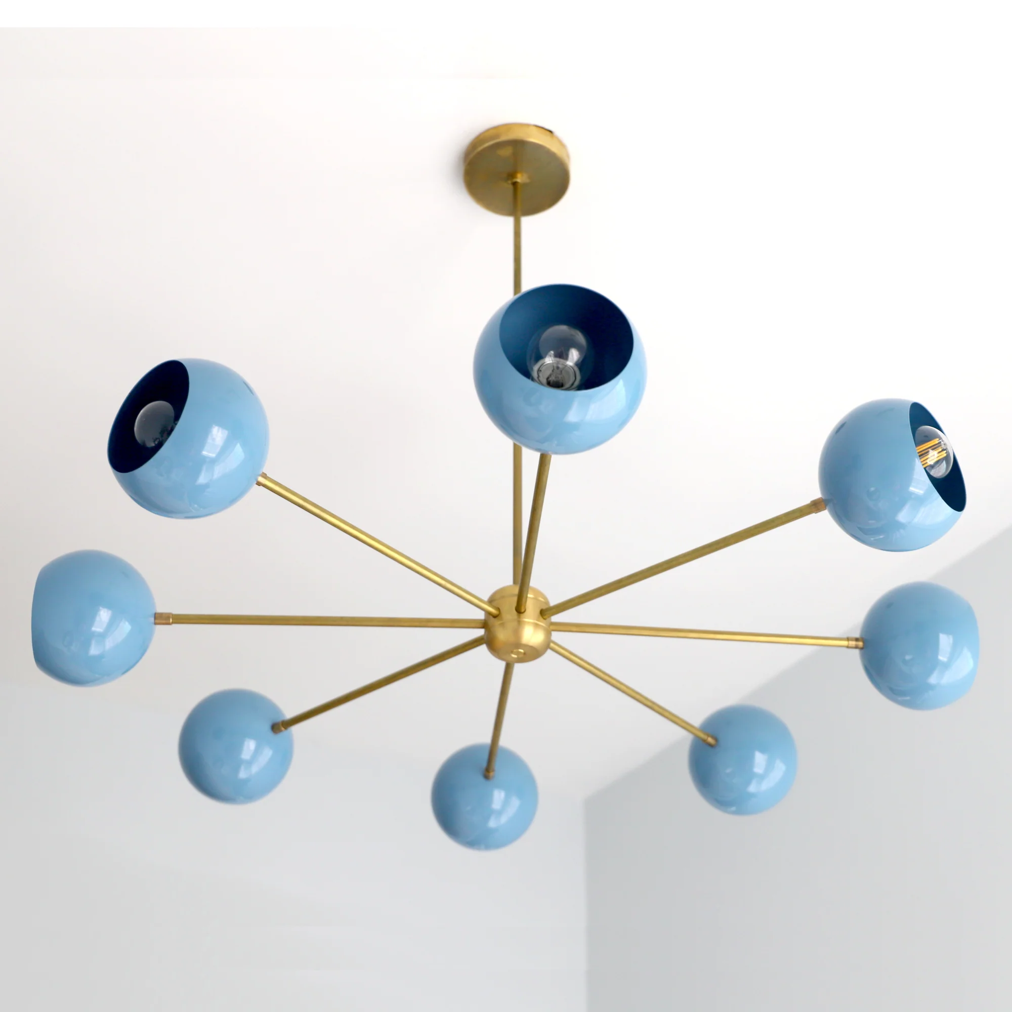 Hydrangea Blue Powdercoating Sample - Image 3