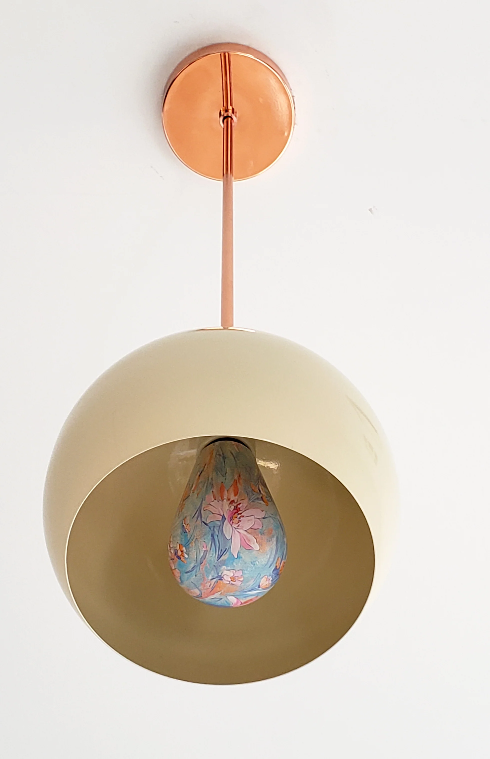 Large Loa Pendant with Cream Shade - Image 3