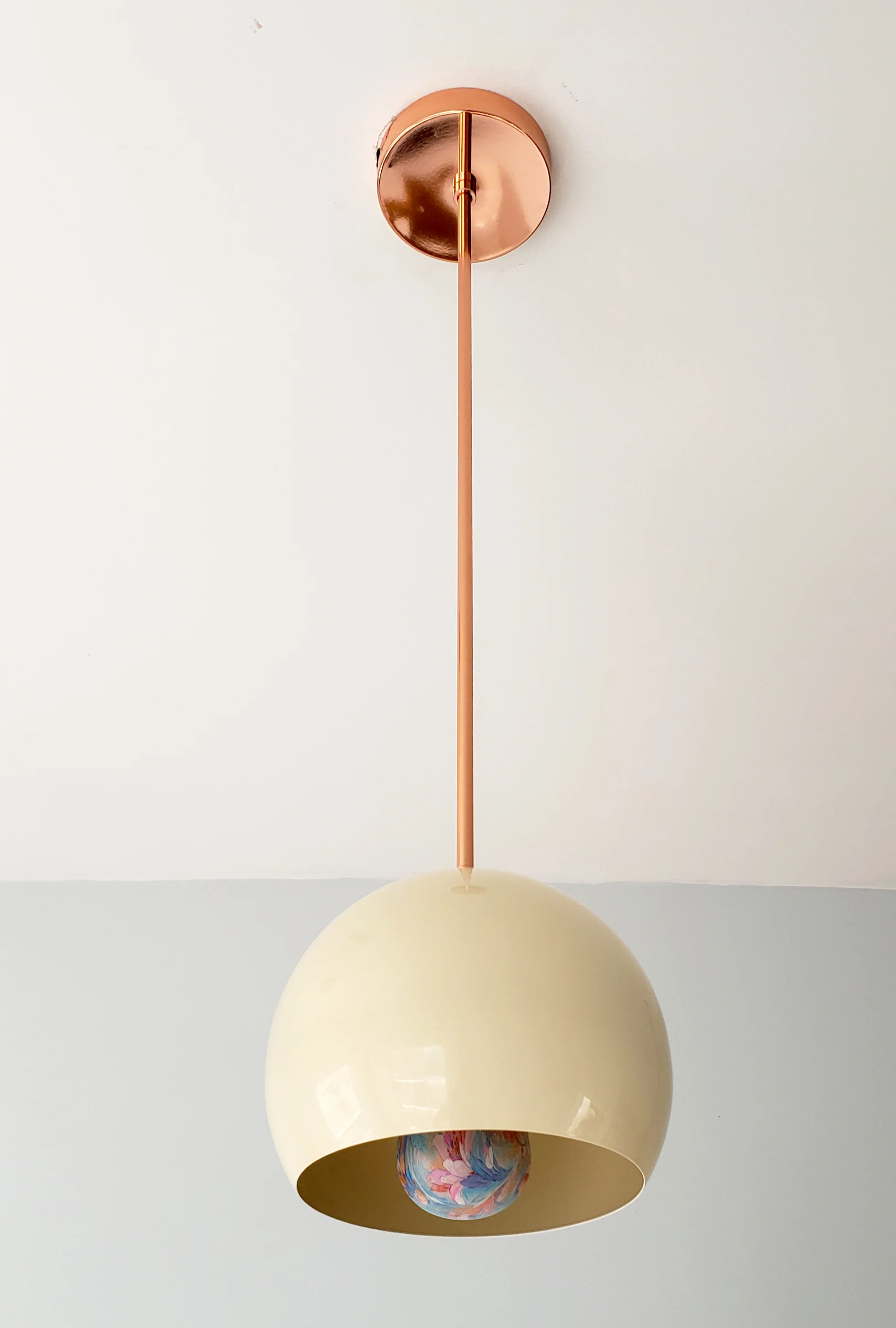 Large Loa Pendant with Cream Shade - Image 6