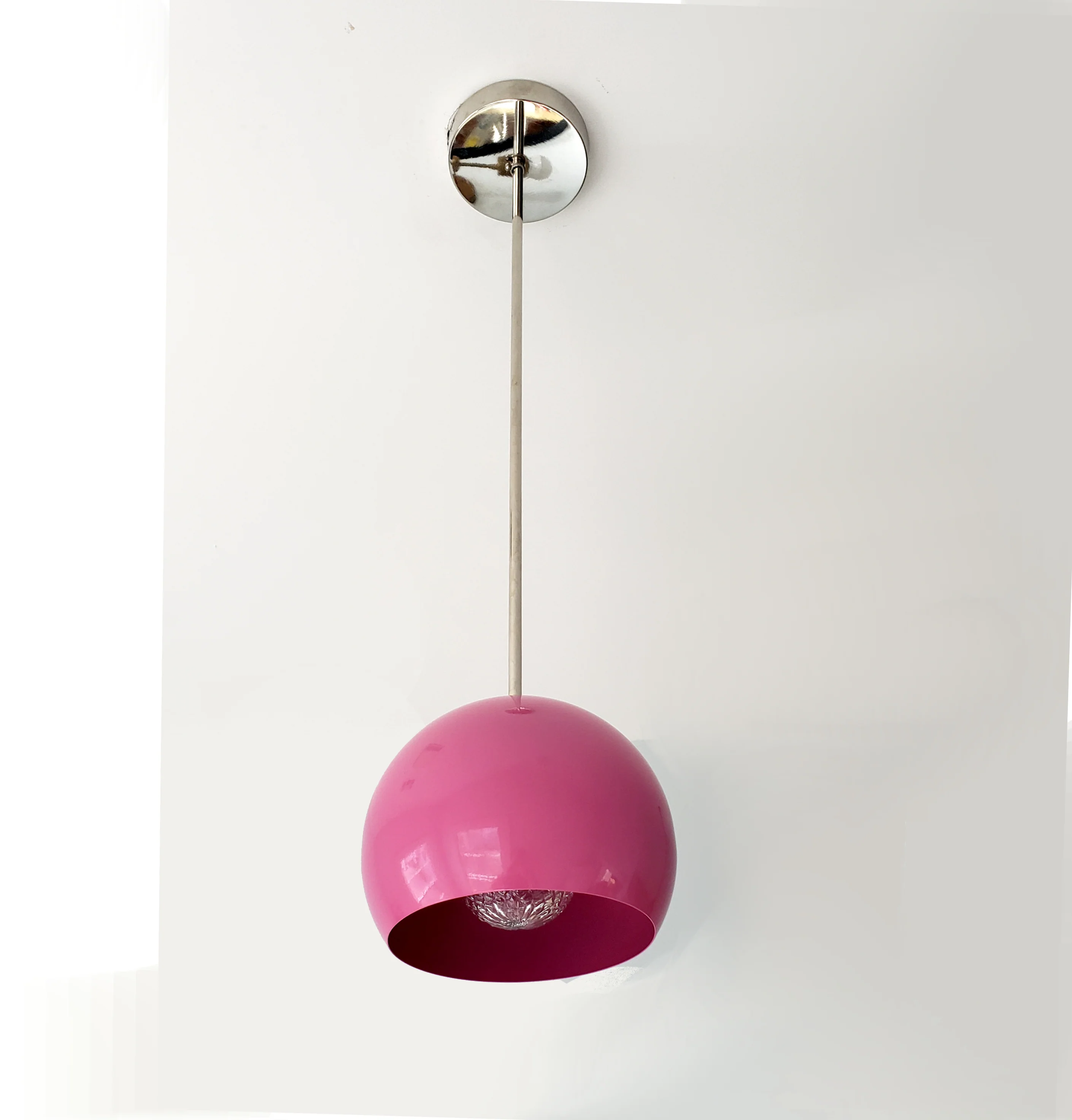 Large Loa Pendant with Doll Pink Shade - Image 11