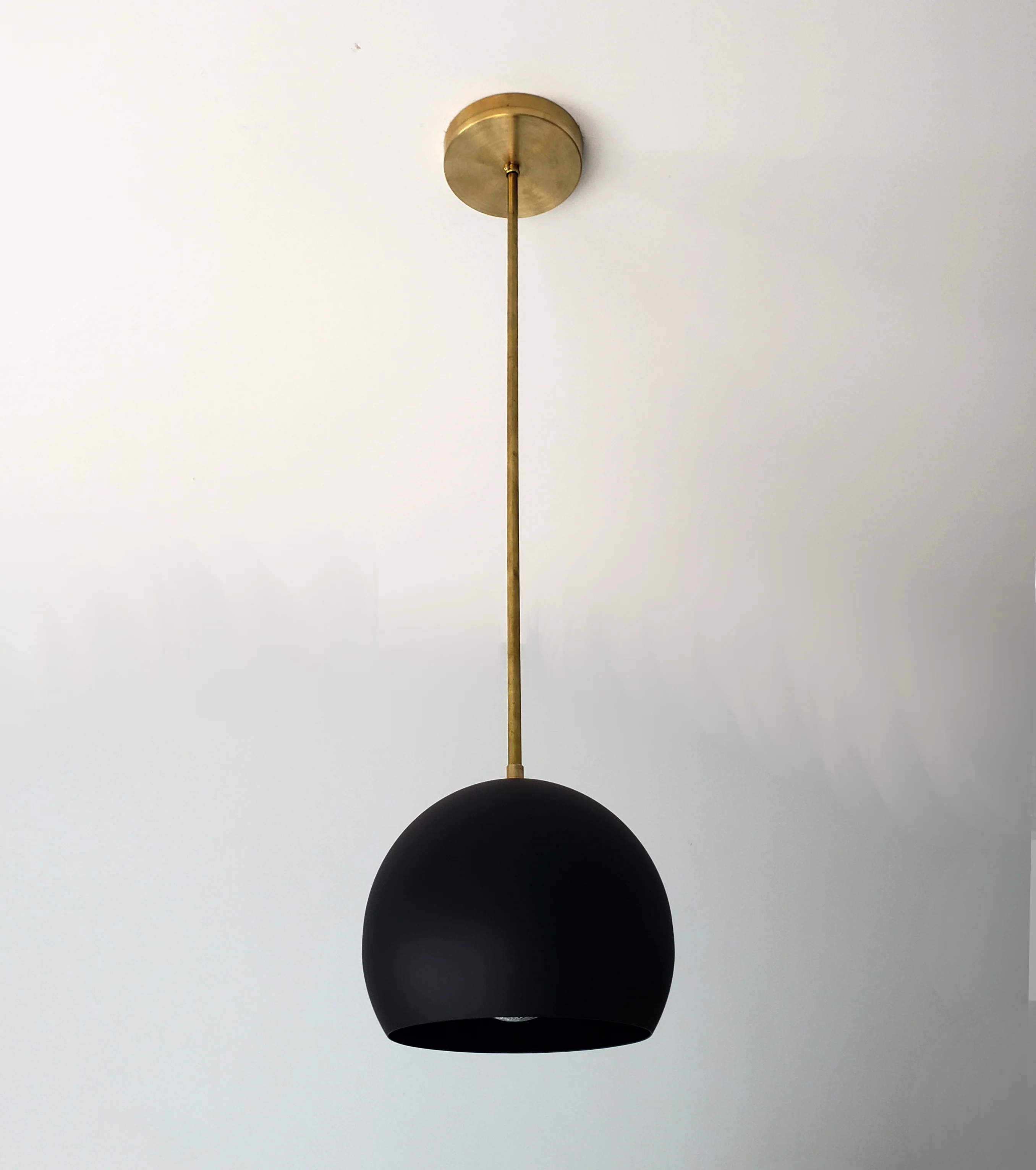 Large Loa Pendant with Matte Black Shade - Image 5
