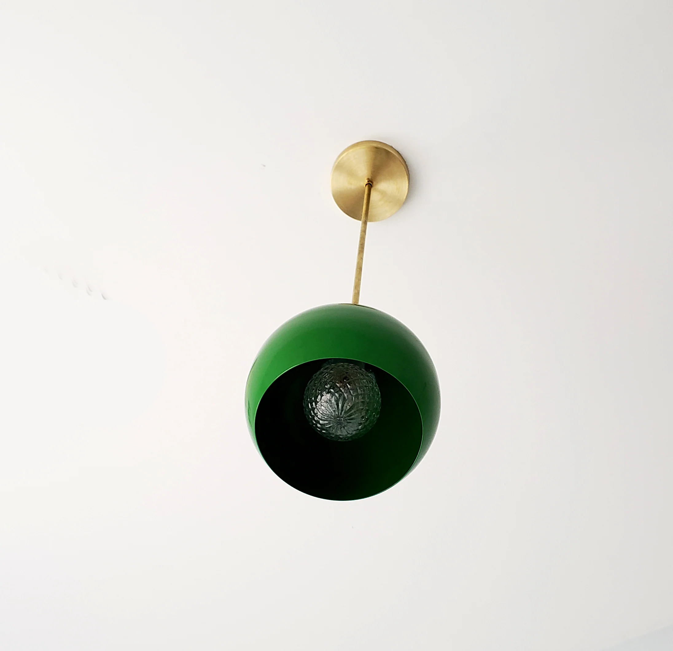 Large Loa Pendant with Spring Green Shade - Image 5