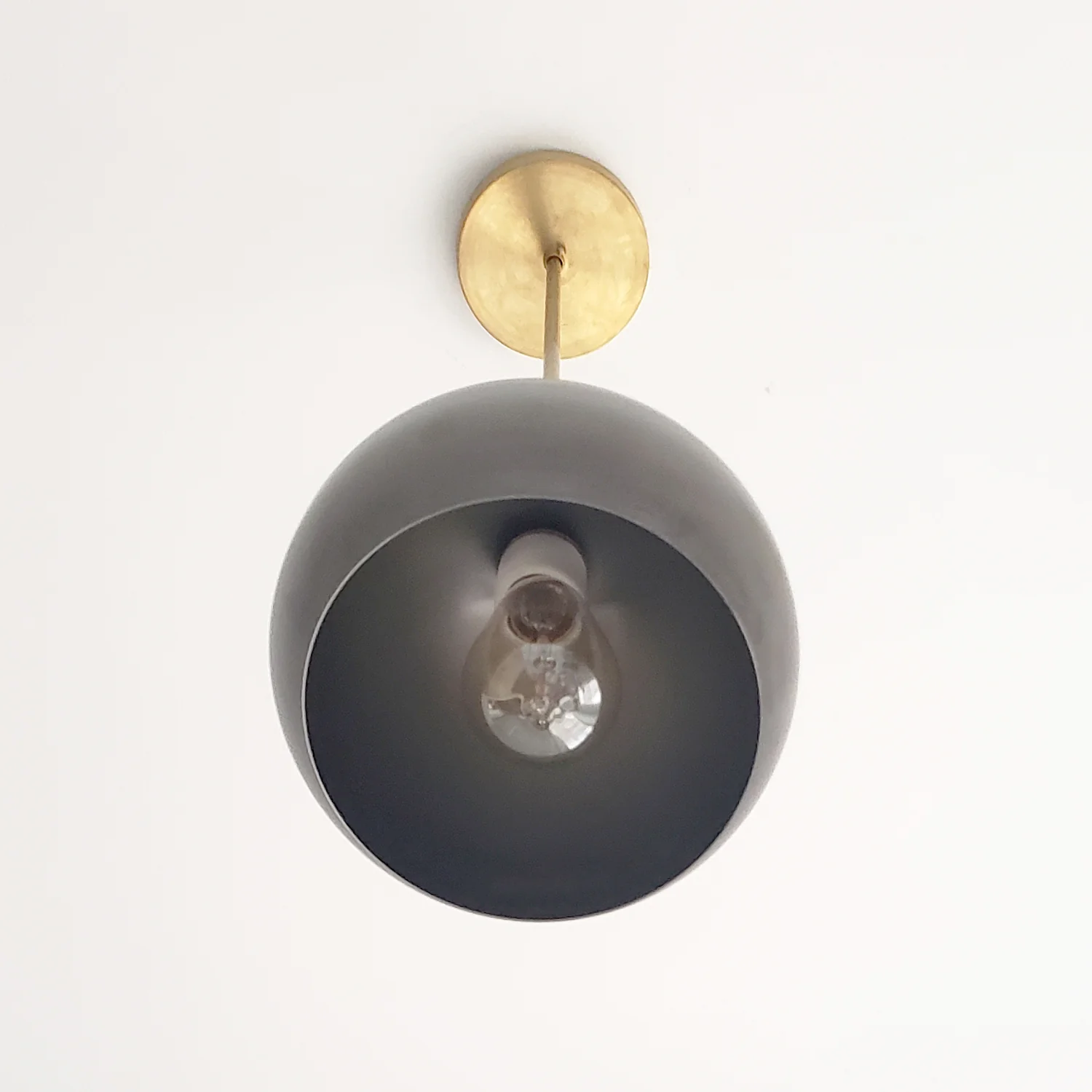Large Loa Pendant with Steel Shade - Image 4