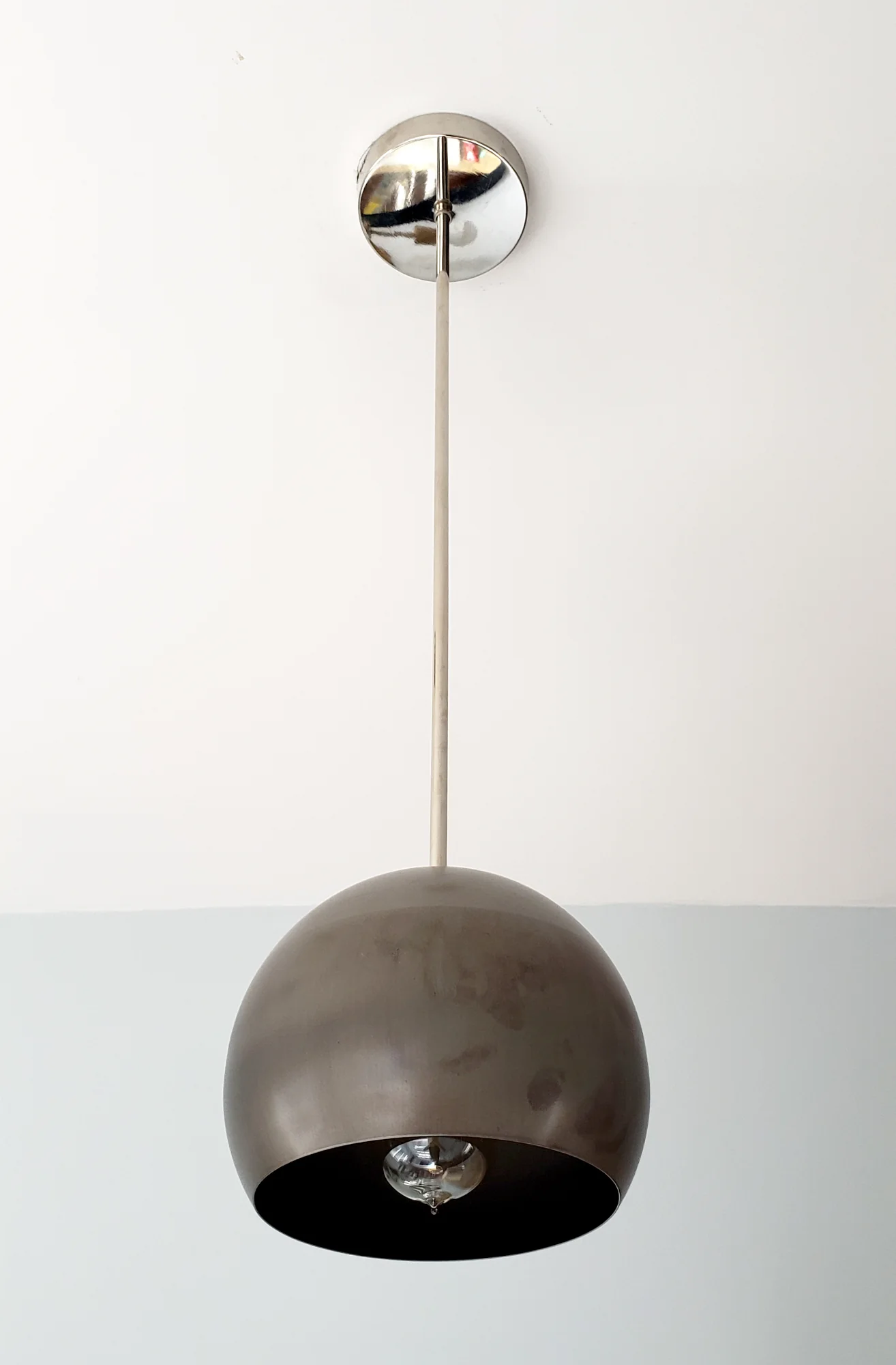Large Loa Pendant with Steel Shade - Image 5