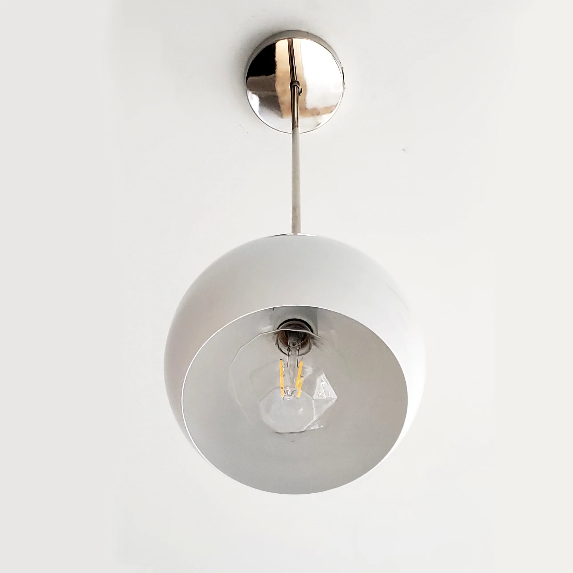 Large Loa Pendant with White Shade - Image 7