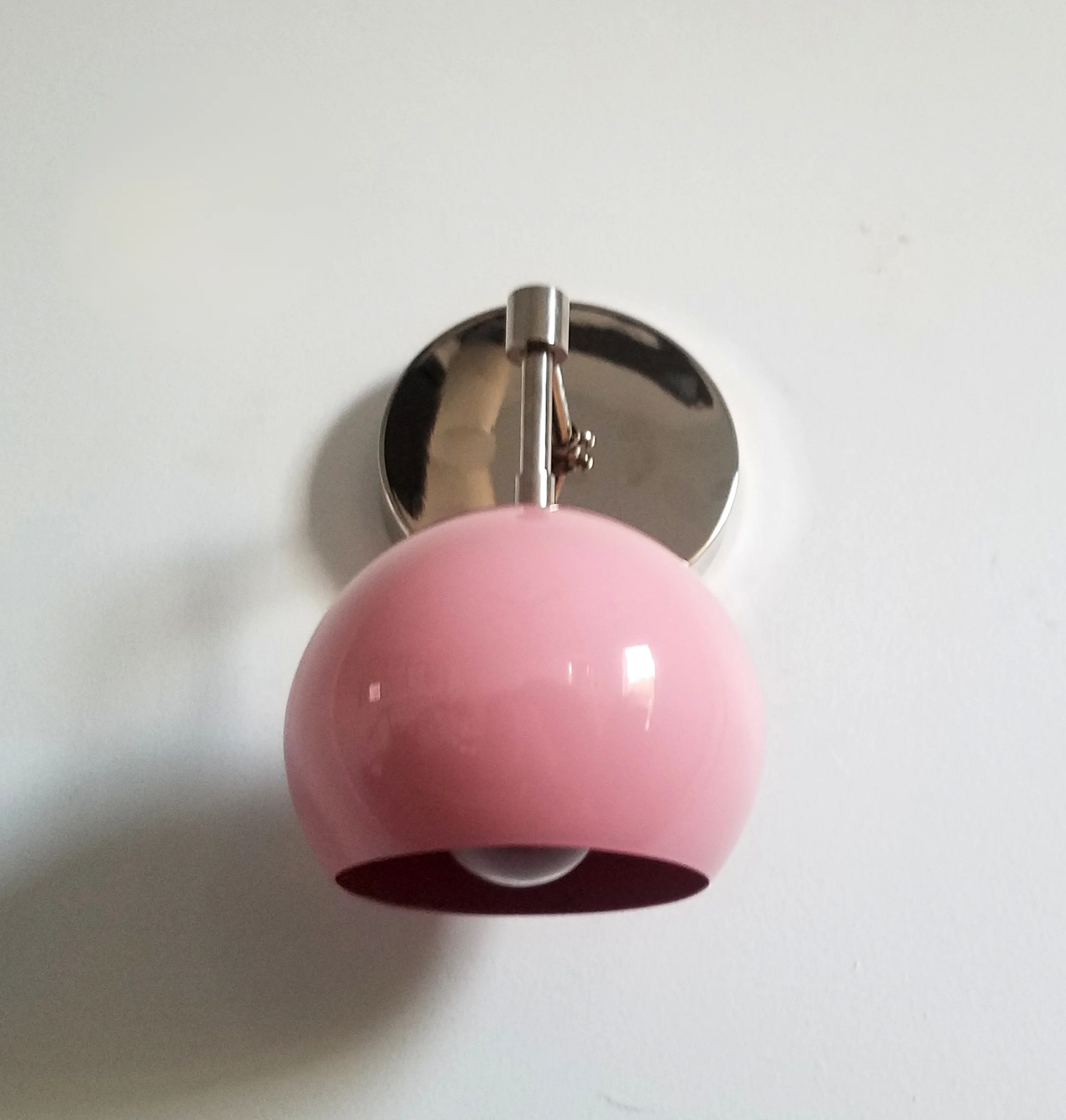 Loa Sconce with Blush Pink Shade - Image 15