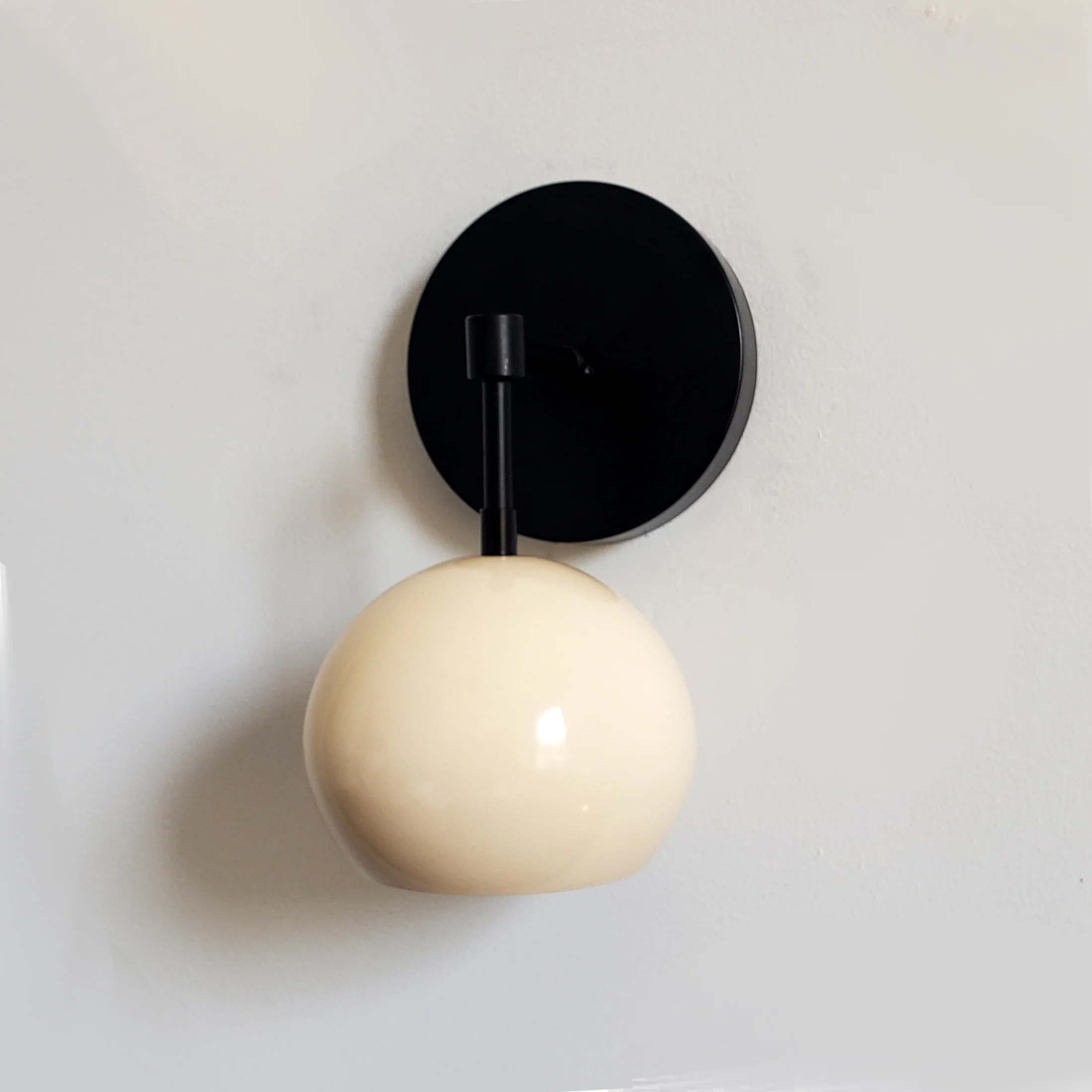 Loa Sconce with Cream Shade - Image 8