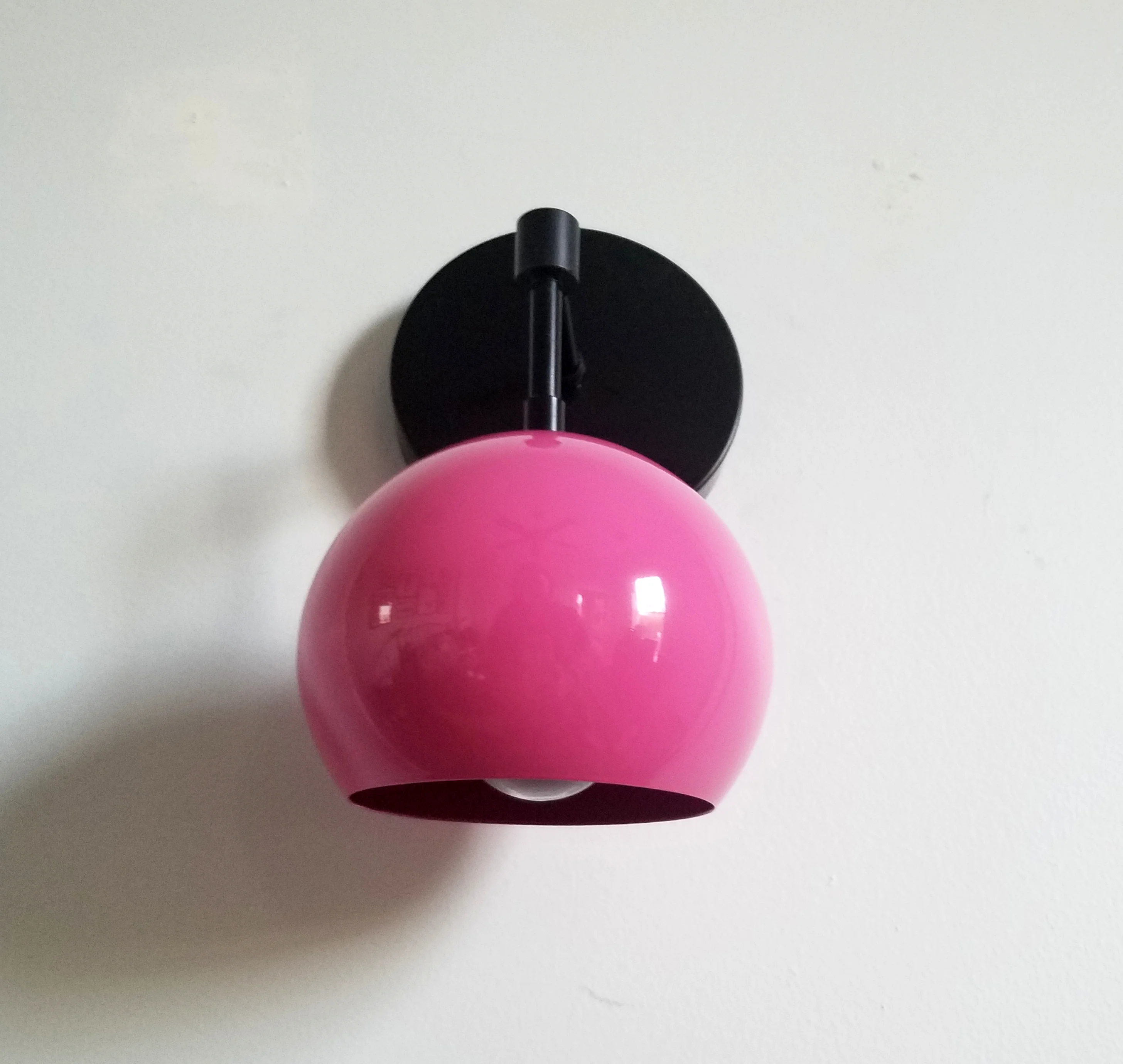 Loa Sconce with Doll Pink Shade - Image 4