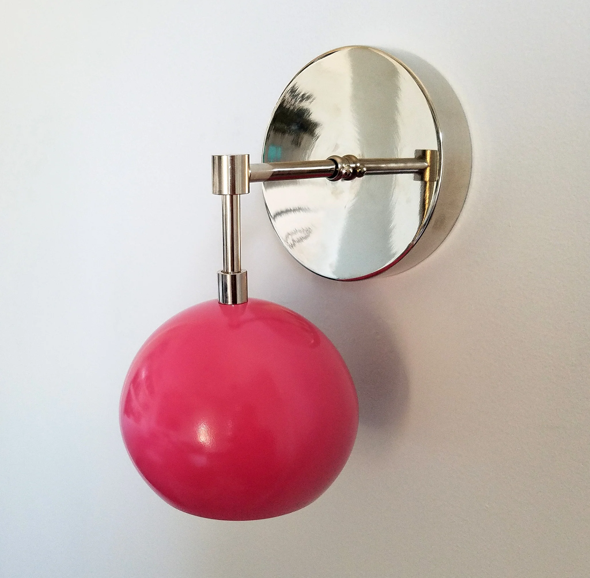 Loa Sconce with Doll Pink Shade - Image 8