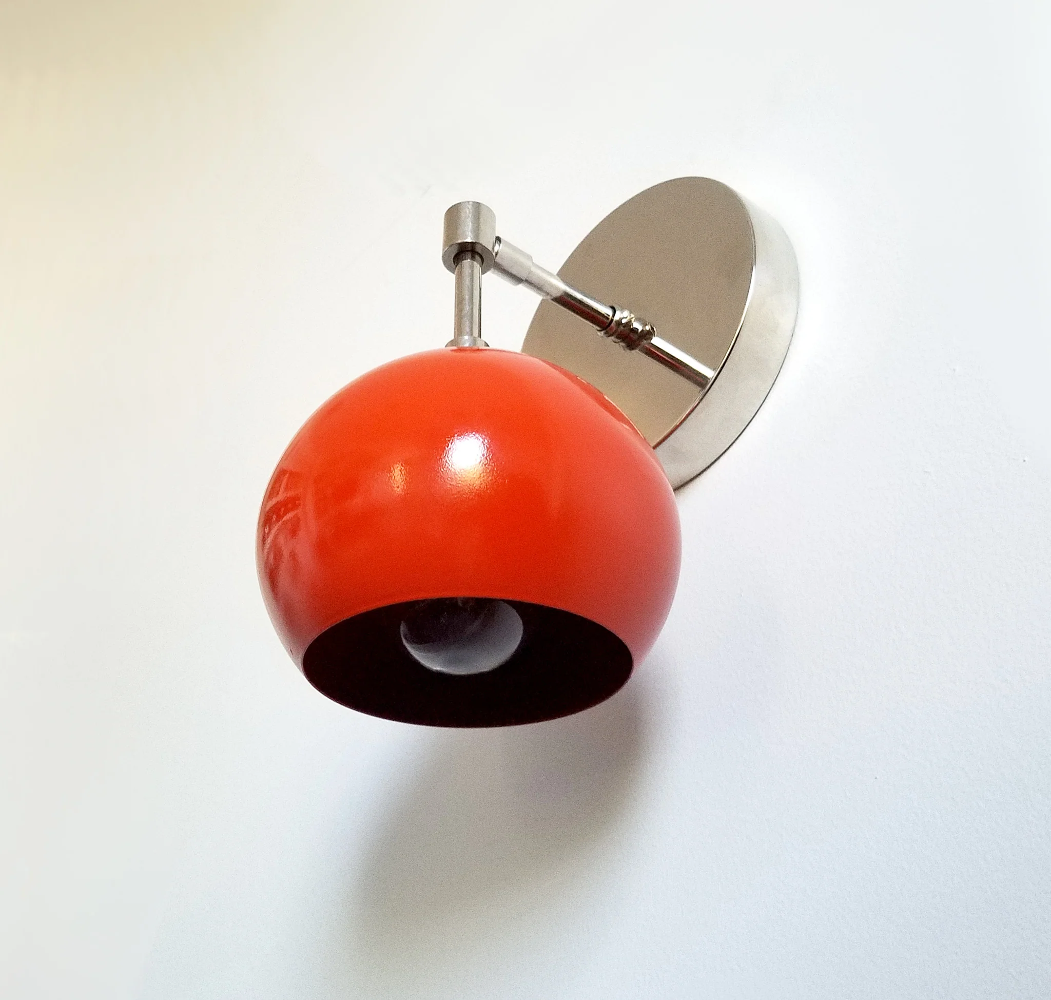 Loa Sconce with Flame Orange Shade - Image 6