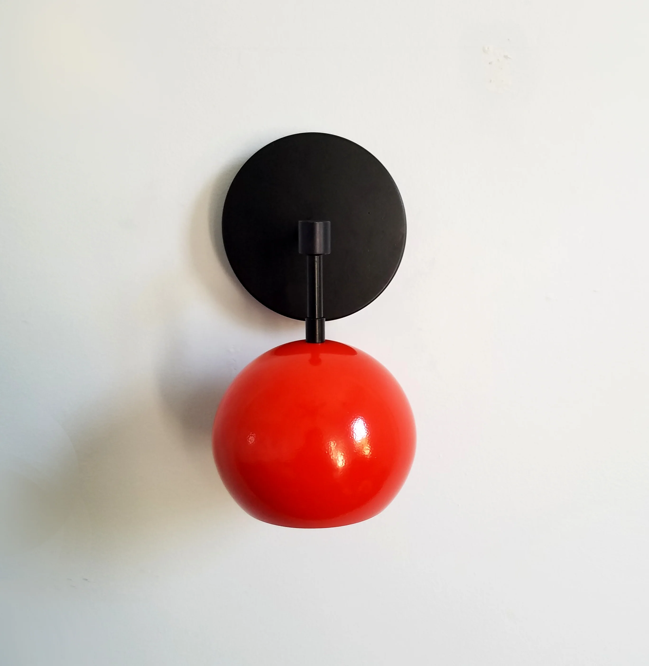 Loa Sconce with Flame Orange Shade - Image 8
