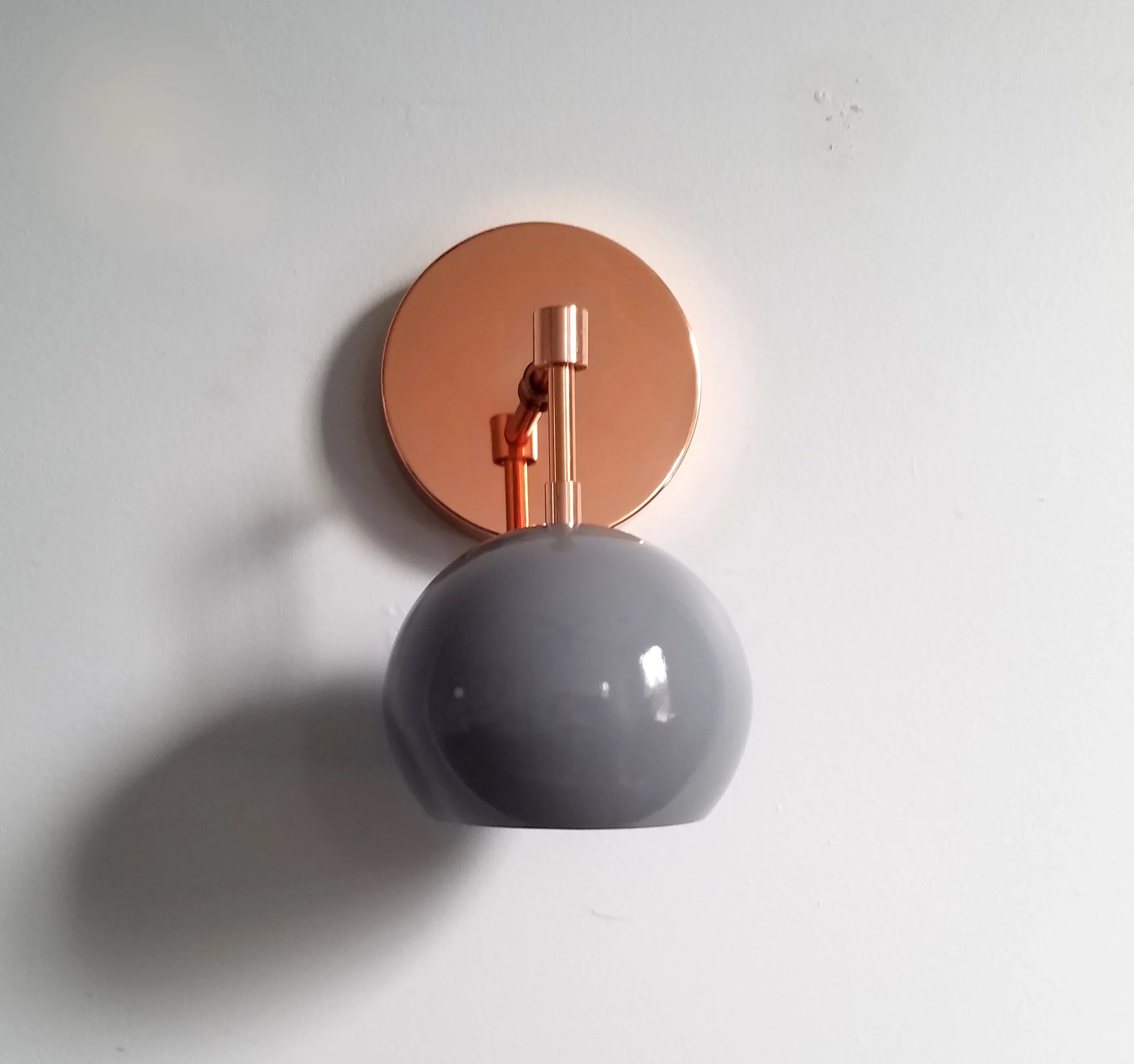 Loa Sconce with Slate Grey Shade - Image 4