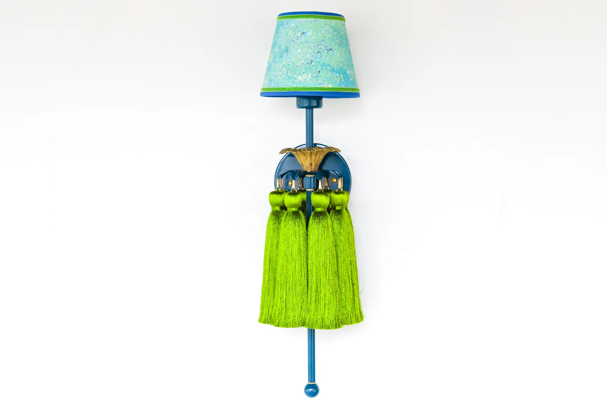 Tropical Tassel Wall Sconce — One of One - Image 4